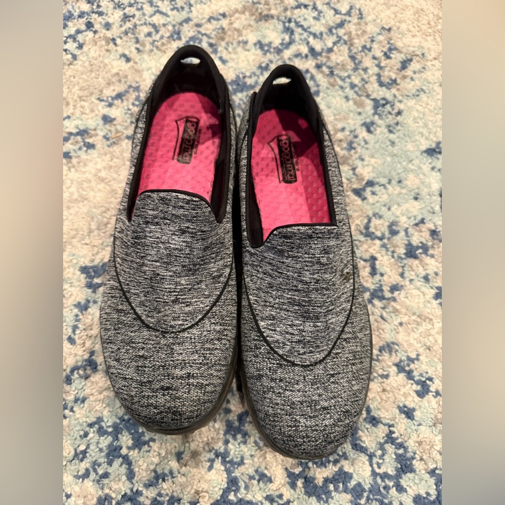 Skechers Gray Slip-On Shoes